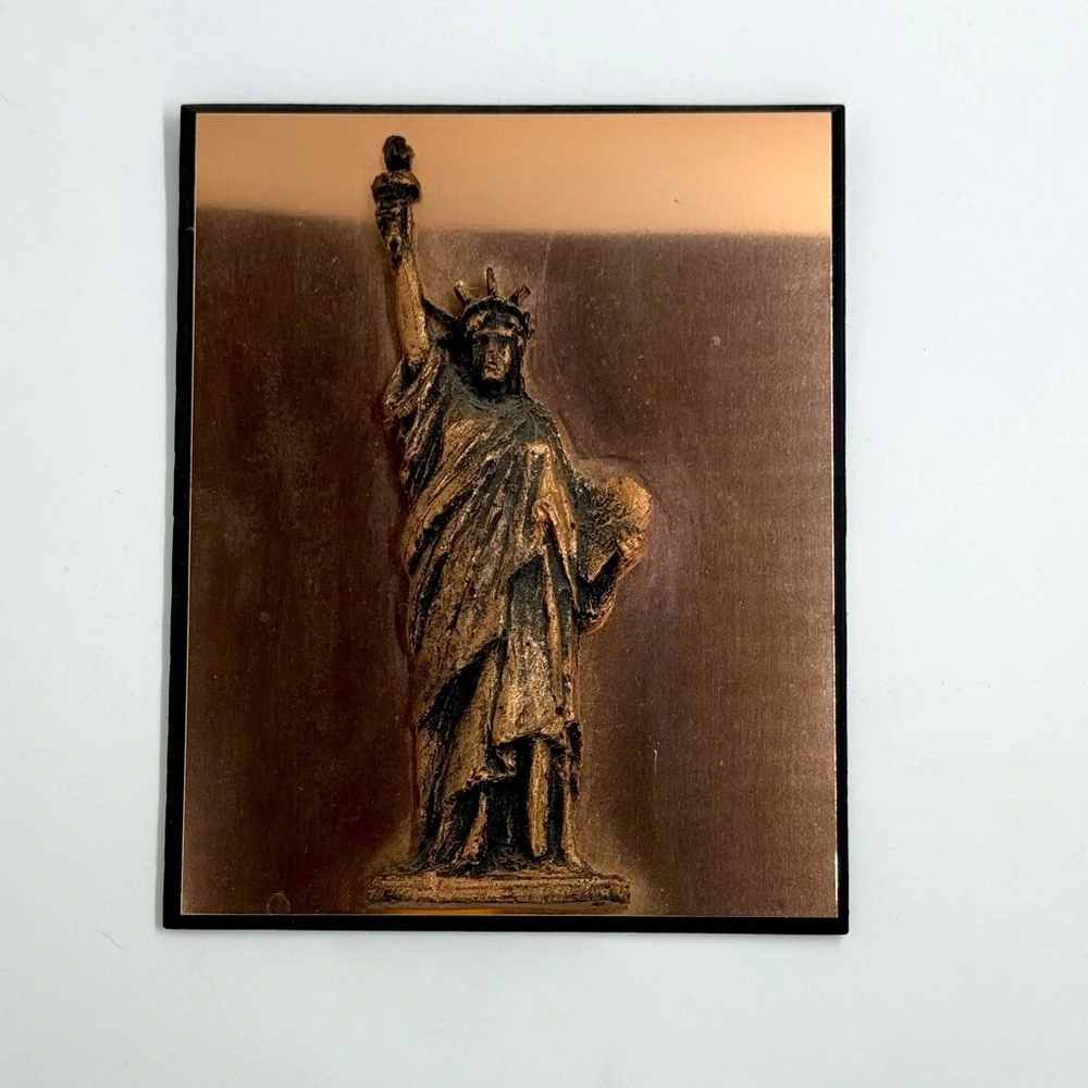 Copper Statue of Liberty Hanging Wall Art